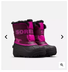 Sorel Toddler Snow Commander Boot | Pink Purple | Size 5 - Picture 1 of 10