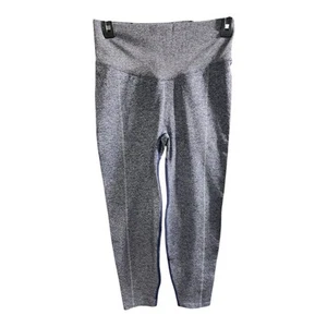 NWT Women's Victoria's Secret PINK Seamless Dark Blue/Gray Leggings Size Medium - Picture 1 of 8