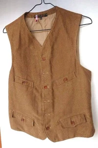 Freewheelers Trailblazer Vest Moleskine Size 42 in excellent condition #0823 - Picture 1 of 13