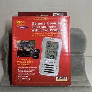 Maverick Redi Check Remote Thermometer 2 Probes Programmable ET-7 (READ) - Picture 1 of 2