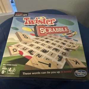 Hasbro Gaming Mashups Game TWISTER SCRABBLE New Sealed Rare - Picture 1 of 2