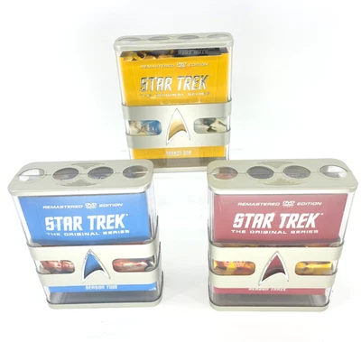 Star Trek The Complete Original Series Season 1-3 Remastered DVD Edition 1 2 3 Foto 1 de 4