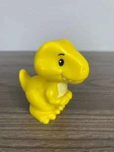 Fisher Price Little People gelber T-Rex prähistorischer Dinosaurier Dino - Bild 1 von 3
