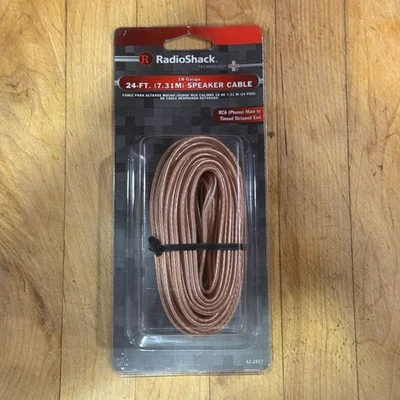 RadioShack speaker cable 18-gauge, 24-foot (7.31m)  42-2457 - Image 1 of 2