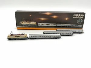 Marklin Mini-club - Z - DB - Electric Loco & 3 Passenger Set -Train 8101 *REPAIR - Picture 1 of 24