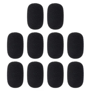 10 Pcs Mini Foam Microphone windscreen, 17x27mm Black Mic Cover - Zdjęcie 1 z 5