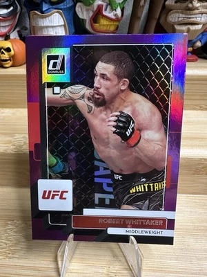 Robert Whittaker Purple Flood 2023 Panini Donruss UFC #187 - Image 1 of 4