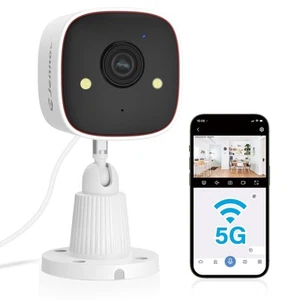 Outdoor/Indoor Security Cameras 5Ghz/2.4Ghz, 2K HD WiFi/Color Night Vision/Mo... - Picture 1 of 9