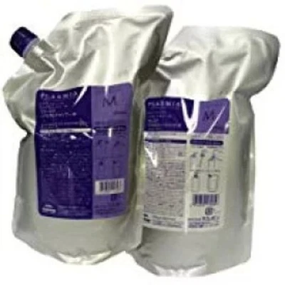 Milbon Plarmia Hair Serum Shampoo M & Treatment M 1000ml Set – Aging Care Japan - Image 1 of 3