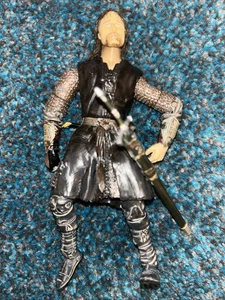 LORD OF THE RINGS Aragon LARGE 28cm Action Figure (2003 MARVEL) Tolkien, Gollum - Picture 1 of 6