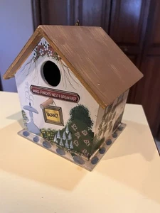 decoración casa pájaro pintado a mano - Imagen 1 de 5