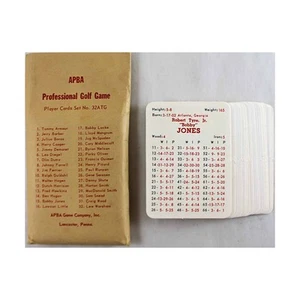APBA APBA Golf Card Sets All-Time-Greats Card Set (1972 Ed) Bag EX - Picture 1 of 1