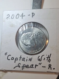 2004 P Keel Boat Nickel  With Mint Error  Spear With Captain - Picture 1 of 4