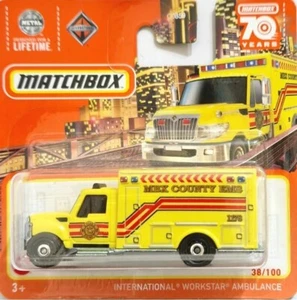 MATCHBOX 2023 INTERNATIONAL WORKSTAR AMBULANCE FREE BOXED SHIPPING - Picture 1 of 1