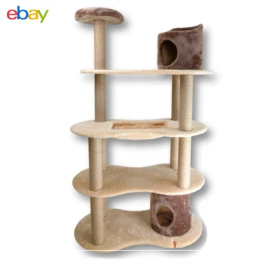Furniture Tower Cat House Pet Condo Tree Scratching Kitten Post Cave Posts Bed P - Image 1 of 4