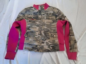 Chaqueta Baby Phat Mujer Talla XL Camuflada Rosa De Colección Hip Hop Rap - Imagen 1 de 8