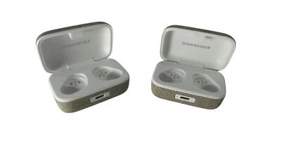 Lot of 2 Sennheiser MTW3 replacement  Charging case White - Free shipping - Image 1 of 3