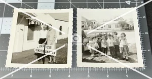 1950s Ybor City FL Tampa Florida KINDERGARTEN Sign School Antique Snapshot PHOTO - Picture 1 of 6