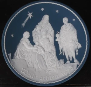 Villeroy & Boch Mettlach Porcelain Christmas Plate Weihnachten GERMAN 1978 #4137 - Picture 1 of 4