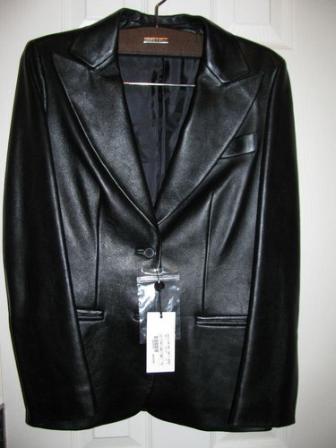 ✅ GIACCA DONNA IN PELLE GUCCI NUOVA CON ETICHETTE $4780 MADE ITALY US 6 8 EU 38