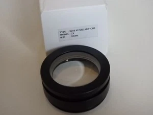 New SZM Auxiliary Objective 2x W.D.30mm-M48 thread size-for stereomicroscope - Picture 1 of 3
