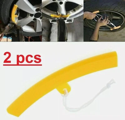 Protector de llanta de coche de 2 piezas para cambiador de neumáticos funda de máquina a la parrilla poliuretano Foto 1 de 4