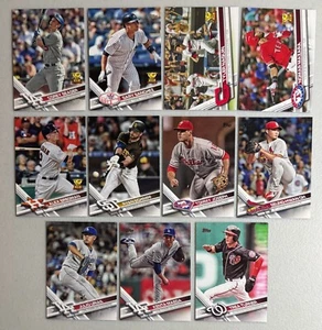2017 Topps All Star Rookie Team subset 11 cards Gold Cup (Turner, Bregman) - Picture 1 of 1