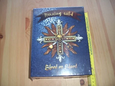 Box Set Neu in OVP CD MC Cover Flag Patch Running Wild Blood on Blood Lim 666 St - Bild 1 von 4