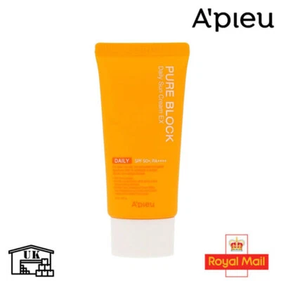 A'PIEU APIEU Pure Block natürliches tägliches Sonnengel LSF50 + PA + + 50 ml
