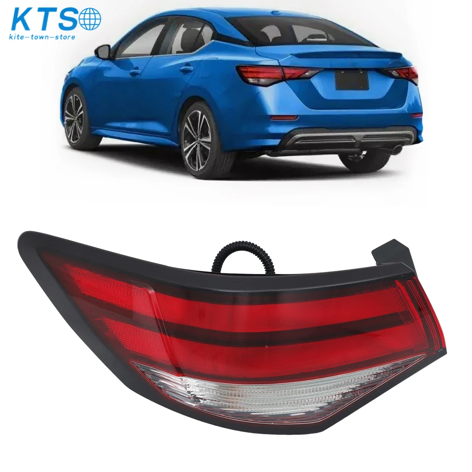 Driver Left Side Lamp Fit For Nissan Sentra 2021-2023  Outer Tail Light Assembly - Image 1 of 4