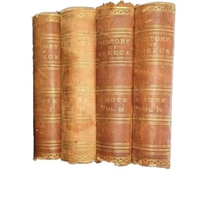 Seltene 1881 Geschichte Griechenlands von George Grote komplette Bände 1-4 Bücher, Buch  - Bild 1 von 14