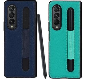 Funda de cuero plegable 3 con soporte y soporte para bolígrafo 5G Samsung Galaxy Z - Imagen 1 de 11