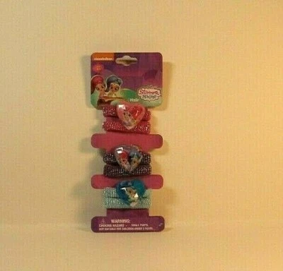 Shimmer and Shine Hair Ponies Set 6 Piece NEW - Image 1 of 3