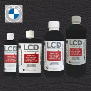 Leather Paint for BMW Car Seat MONTANA BLACK All in One Dye for quick Repairing. - Picture 1 of 15