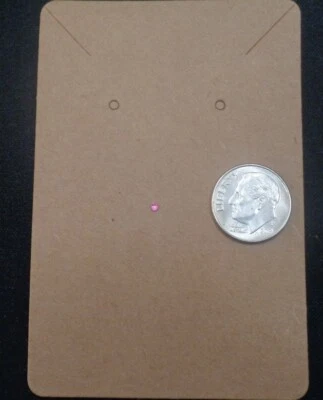 Tachuela de nariz falsa magnética fucsia cristal plano Swarovski facetado de 1,5 mm Foto 1 de 4