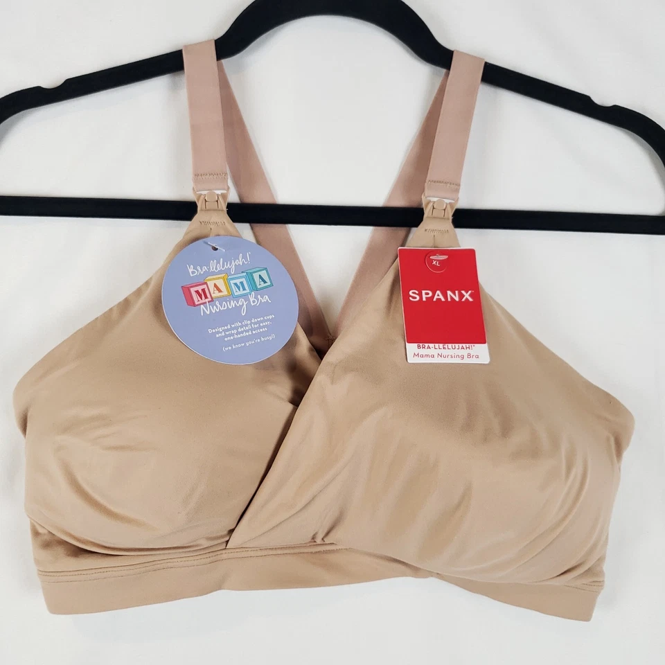 SPANX Bra-llelujah Stretch Nursing Bra in BLACK size XS