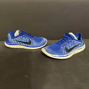 Nike Free 4.0 Flyknit Laufschuhe Damen Größe 6 Racer blau 717076-406 - Bild 1 von 13