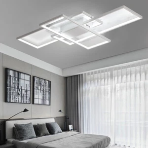 Modern LED Ceiling Light Acrylic Chandelier Lamp Bedroom Living Room Decoration - Picture 1 of 12