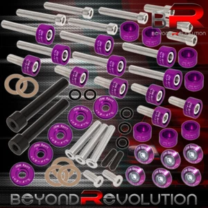 For Honda D-Series Cup Header Cam Cap M6 Fender Valve Washers Bolt Purple - Picture 1 of 6