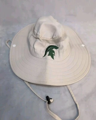 Adidas Boonie Hat Michigan State Spartan Fishing Bucket Climalite Boonie Tan - Image 1 of 4