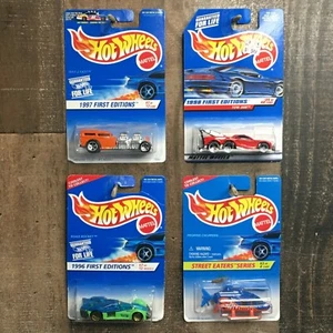 Hot Wheels Die Cast Fahrzeuge Konvolut (4) 1990’s *ungeöffnet*unsearched* Lot #19 - Bild 1 von 4