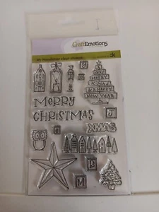 MY HANDLETTER CLEAR STAMPS FOR SCRAPBOOKING NEW 14X10 CM (I) - Picture 1 of 2