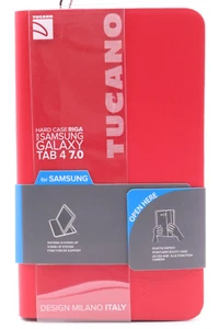 Tucano Portfolio Riga Samsung Galaxy Tab 4 7.0 rot Tasche Schutz Hülle Case 026 - Bild 1 von 1