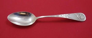 Antique M-2 Engraved by Whiting Sterling Silver Teaspoon Bright-Cut 5 3/4" - Picture 1 of 1