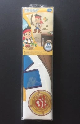 "Calcomanías de pared pelar y pegar 17 de Disney Jake y los Piratas del País de Nunca Jamás nuevas en paquete 32"" X 21""" Foto 1 de 4