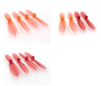 Hubsan X4 H107D Clear Orange/Red Red and Orange Propellers - Image 1 of 4