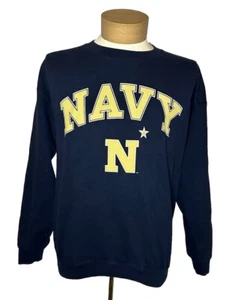 US Navy Midshipman Spellout Crewneck Sweatshirt - Picture 1 of 2
