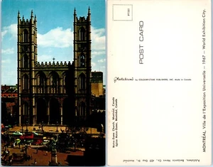 Notre Dame Church, Montreal, Quebec Canada Vintage PC  - Picture 1 of 1