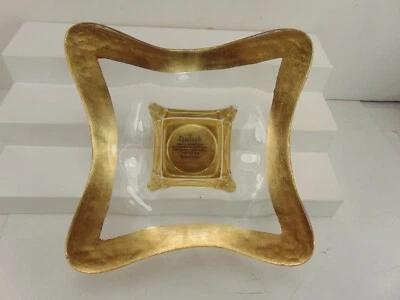 Badash Vintage 24 K Cuenco de Vidrio Decoración del Hogar (Hecho en Turquía) MUY RARO Y COMO NUEVO. Foto 1 de 4