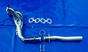 Colector de compartimento VW Caddy 1 14d Jetta 1 acero inoxidable 1,8 2,0 16v 16v con tubo delantero - Imagen 1 de 4